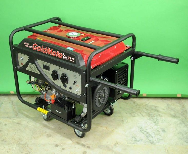 Генератор бензиновий GoldMoto GM7BJE GM7BJE фото