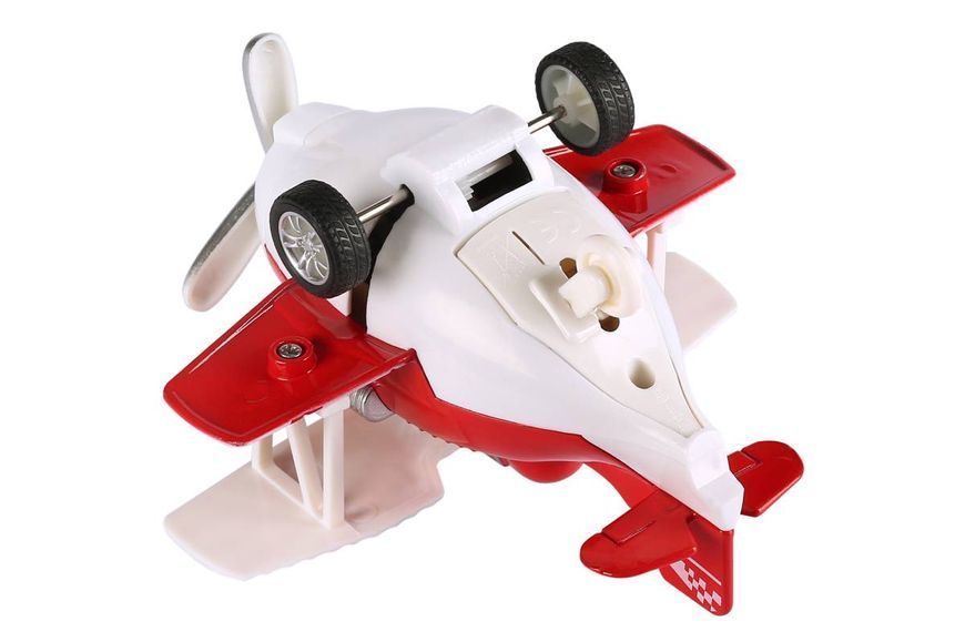 Літак металевий інерційний Same Toy Aircraft червоний (SY8013AUt-3) SY8013AUt-3 фото