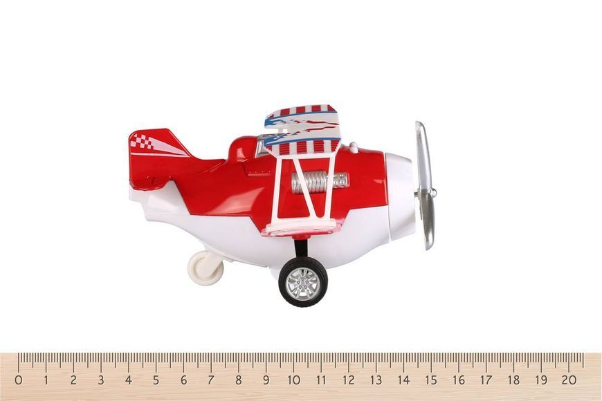 Літак металевий інерційний Same Toy Aircraft червоний (SY8013AUt-3) SY8013AUt-3 фото