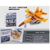 Игрушка DIY TOYS Военный самолет металл pull-back 1:180, в ассорт (CJ-2157855) CJ-2157855 фото