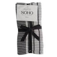 Кухонний текстиль SOHO Наб. руш. 40*40см бавовна 100% Strip 4 шт. BS 87400C фото