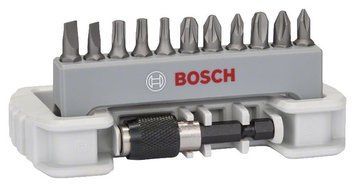 Біти Bosch Professional магнітний бітотримач, SL,PH,PZ,T, 25мм, набір 11шт 2.608.522.130 фото