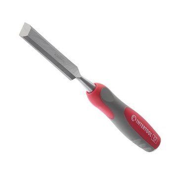 Стамеска 22 мм, Cr-V, двухкомпонентная рукоятка INTERTOOL HT-3522 HT-3522 фото