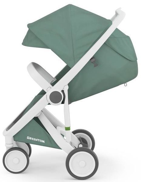 Прогулянкова коляска Greentom Classic Sage-White 8719323770836 фото