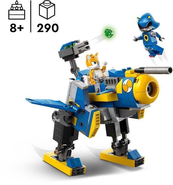 Конструктор LEGO Sonic Cyclone vs. Metal Sonic 290 деталей (77002) 77002 фото