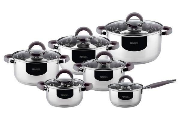 Ківш RINGEL Meyer 16 см (1.6 л) з кришкою (RG-4008-16) RG-4008-16 фото