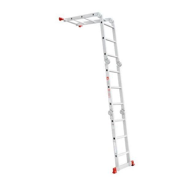 Лестница из алюминия, многофункциональная, трансформер, 4*3, 3,70м INTERTOOL LT-0030 LT-0030 фото