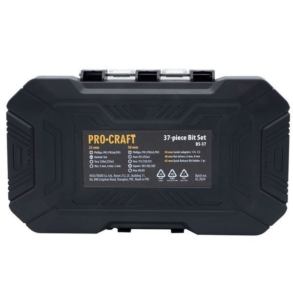Набір біт Procraft BS37 PC-000037 фото