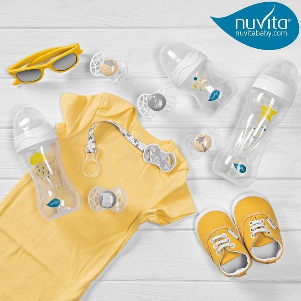 Пустушка ортодонтична Nuvita NV7086 Air55 Explorer 6m + 2шт. (Ведмедик, жираф) (NV7086N) NV7086N фото