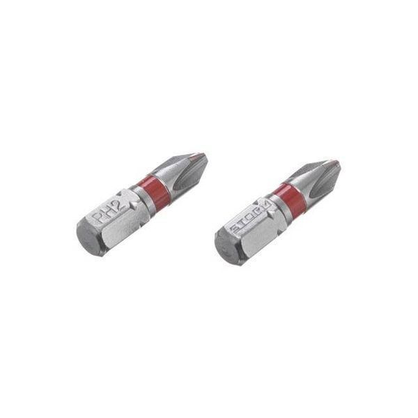 Комплект отверточных насадок PH2 1/4"*25мм, S2, уп. 2 ед., STORM INTERTOOL VT-0218 VT-0218 фото