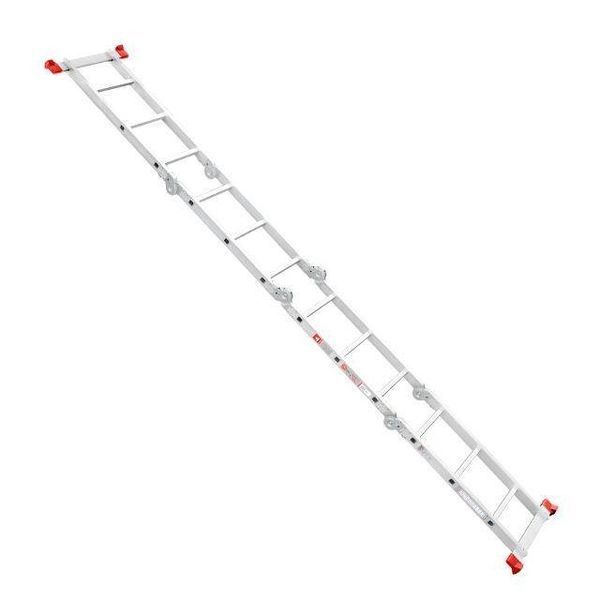 Лестница из алюминия, многофункциональная, трансформер, 4*3, 3,70м INTERTOOL LT-0030 LT-0030 фото