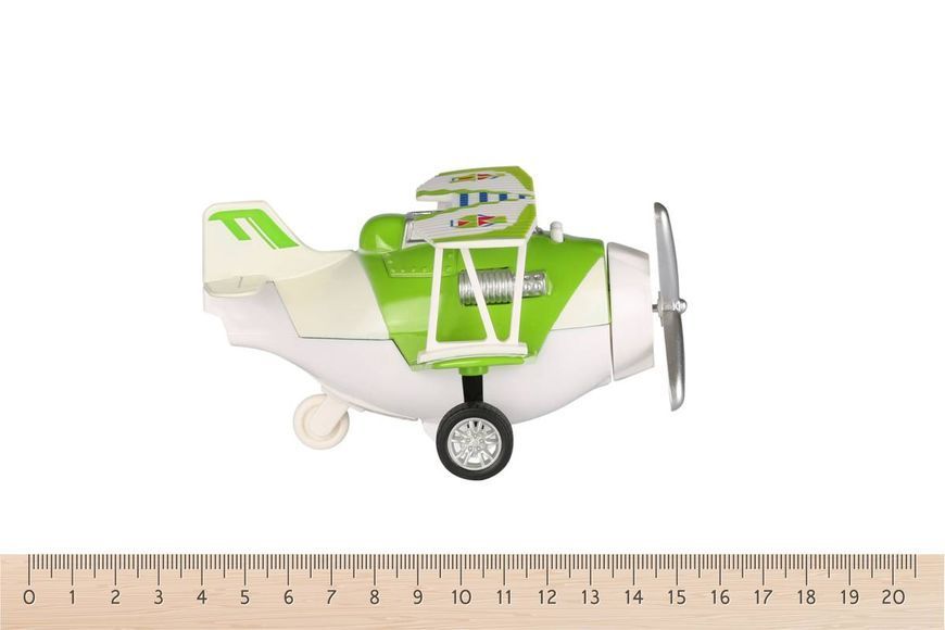 Літак металевий інерційний Same Toy Aircraft зелений (SY8013AUt-4) SY8013AUt-4 фото