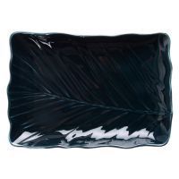 Блюдо Limited Edition LEAF BLACK / 24.5х17 см /прямок. (B010786) B010786 фото