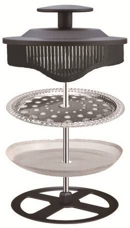 Френч-пресс BRAVO CHEF L"Appetit 0.35 л черный (BC-7302-350) BC-7302-350 фото