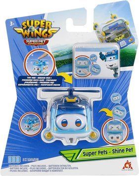 Игровая фигурка Super Wings Super Pet Шайн любимец (Shine pet), свет EU770420 фото