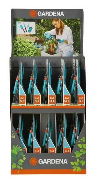 Комплект садовых инструментов Gardena Classic Ergo (арт.8950,8935,8754,11511) (08965-30.000.00) 08965-30.000.00 фото