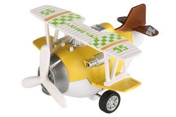 Самолет металлический инерционный Same Toy Aircraft желтый со светом и музыкой (SY8015Ut-1) SY8015Ut-1 фото