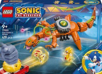 Конструктор LEGO Sonic Super Shadow vs. Biolizard 419 деталей (77003) 77003 фото