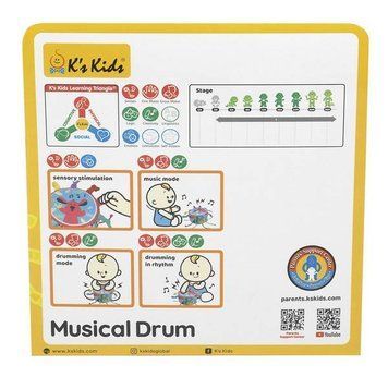 Игрушка K`s Kids Барабан музыкальный KA10814-OB фото
