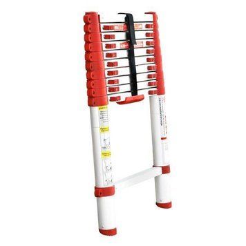 Лестница из алюминия, телескопическая 10 сход., 3,20 м INTERTOOL LT-3032 LT-3032 фото