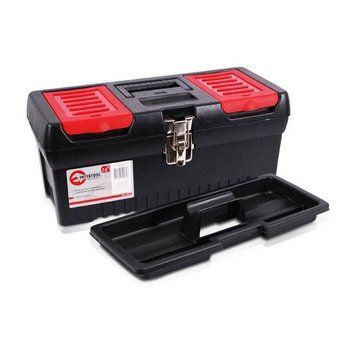 Ящик для інструментів з металевими замками 16", 396*216*164 мм INTERTOOL BX-1016 BX-1016 фото