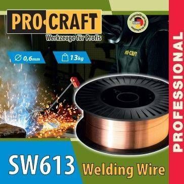 Сварочная проволока Procraft SW613 0.6 мм 13 кг PC-900613 фото