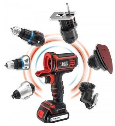 Акумуляторний багатофункціональний інструмент BLACK+DECKER MT218KB MT218K фото