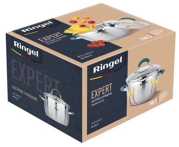 Каструля RINGEL EXPERT 22 см 4.6л (RG 2018-22) RG 2018-22 фото