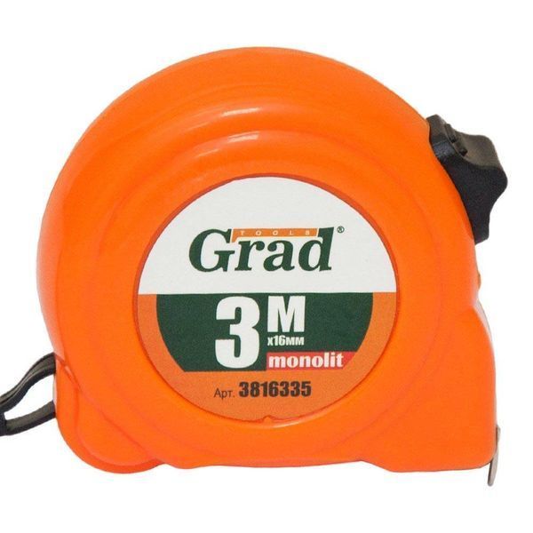 Рулетка Monolit 3м&times;16мм GRAD (3816335) SG-3816335 фото