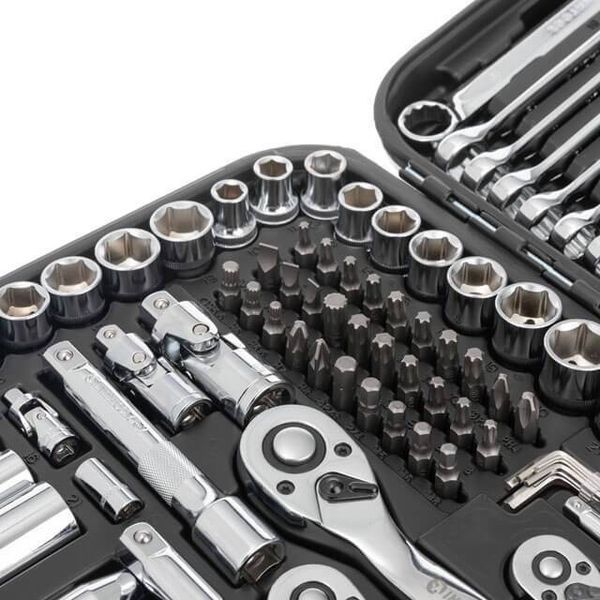 Набор инструментов 1/2" & 3/8" & 1/4", 219ед., Cr-V STORM INTERTOOL ET-8219 ET-8219 фото