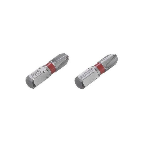 Комплект отверточних насадок PH3 1/4 "* 25мм, S2, уп. 2 од., STORM INTERTOOL VT-0219 VT-0219 фото