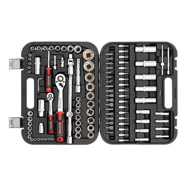 Набор инструментов 1/2"&1/4", 110 ед., Cr-V INTERTOOL ET-8110 ET-8110 фото