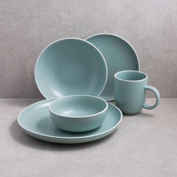 Тарелка обеденная Ardesto Cremona 26 см, Pastel blue (AR2926BC) AR2926BC фото