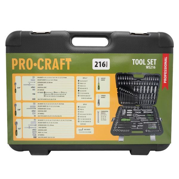 Набір ручного інструменту Procraft WS216 PC-002160 фото