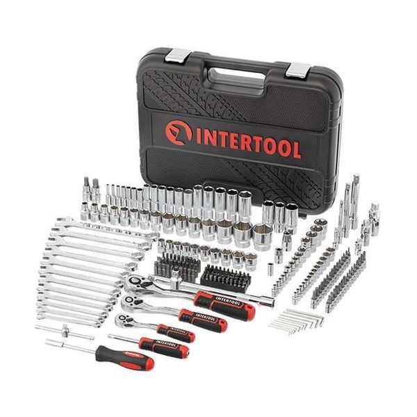Набор инструментов 1/2" & 3/8" & 1/4", 219ед., Cr-V STORM INTERTOOL ET-8219 ET-8219 фото