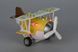 Літак металевий інерційний Same Toy Aircraft жовтий зі світлом і музикою (SY8015Ut-1) SY8015Ut-1 фото 2