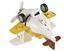 Літак металевий інерційний Same Toy Aircraft жовтий зі світлом і музикою (SY8015Ut-1) SY8015Ut-1 фото 4