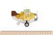Літак металевий інерційний Same Toy Aircraft жовтий зі світлом і музикою (SY8015Ut-1) SY8015Ut-1 фото 3