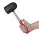 Киевлянка резиновая 1250 г, 90 мм. черная резина, металлическая ручка. INTERTOOL HT-0228 HT-0228 фото 5
