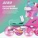 Роликовые коньки Neon Combo, размер 34-37, цветы NC49F4 фото 3