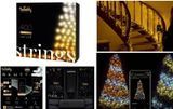 Smart LED Гірлянда Twinkly Strings AWW 400, Gen II, IP44, довжина 32м, кабель чорний TWS400GOP-BEU фото