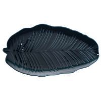 Блюдо Limited Edition LEAF BLACK / 30x16.8 см /овальне (B010751) B010751 фото