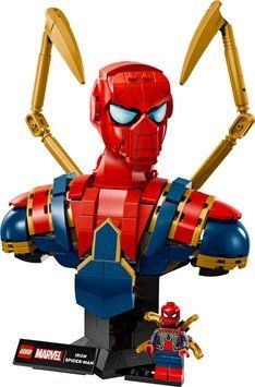 Конструктор LEGO Super Heroes Погруддя Залізної Людини-Павука 76326 фото