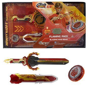 Волчок Infinity Nado VI Flaming Pack Горящий Боевой Медведь (Blazing War Bear) EU654142 фото