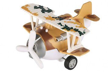 Самолет металлический инерционный Same Toy Aircraft коричневый со светом и музыкой (SY8015Ut-3) SY8015Ut-3 фото