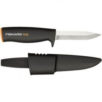 Нож общего назначения с чехлом Fiskars K40 1001622 99-00018521 фото