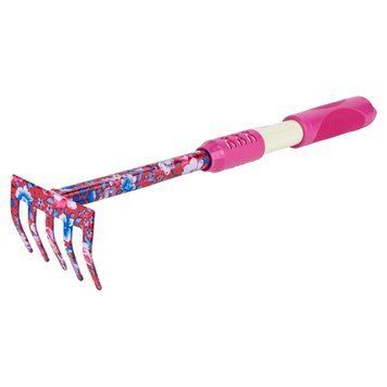 Граблі 5-ти зубі (pink) (TPR) FLORA (5043154) SG-5043154 фото