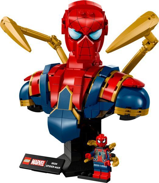 Конструктор LEGO Super Heroes Погруддя Залізної Людини-Павука 76326 фото