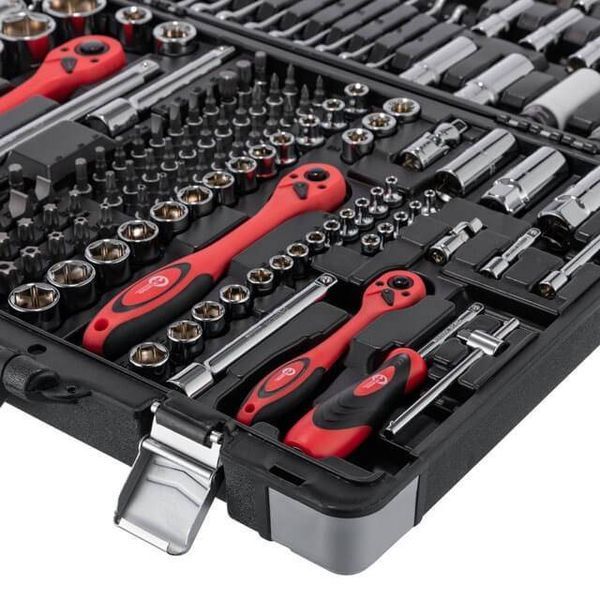 Профессиональный набор инструментов 1/4" и 3/8" и 1/2", 176 ед. INTERTOOL ET-7176 ET-7176 фото