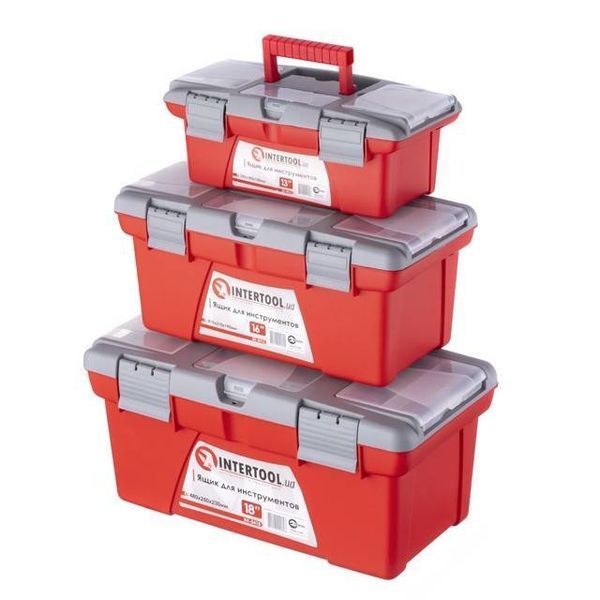 комплект ящиков для инструмента, 3 ед. INTERTOOL BX-0403 BX-0403 фото